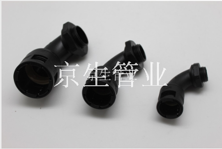 JF21W塑料波纹管90° 弯接头 塑料波纹管接头 塑料弯接头